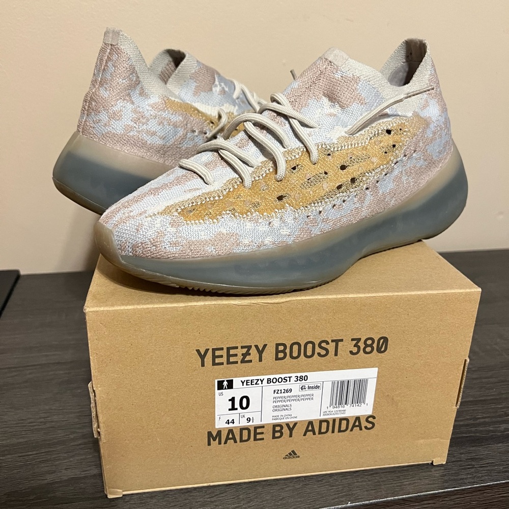 Adidas Yeezy Boost 380 Pepper Non-Reflective Size 10